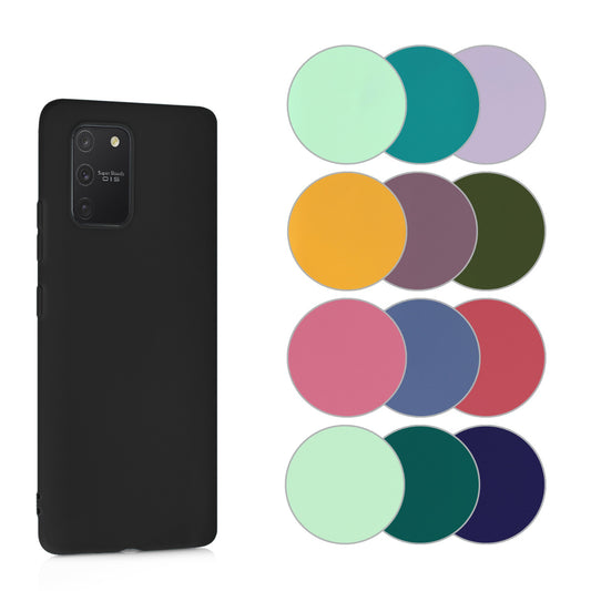 kwmobile Hülle kompatibel mit Samsung Galaxy S10 Lite Hülle - weiches TPU Silikon Case - Cover geeignet für kabelloses Laden - Lavendel Lavendel  