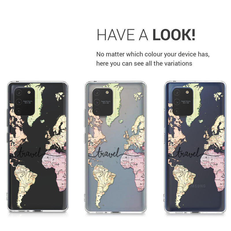 kwmobile Case Compatible with Samsung Galaxy S10 Lite - Silicone Transparent Cover