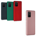 kwmobile Case kompatibel mit Samsung Galaxy S10 Lite Hülle - Schutzhülle aus Silikon metallisch schimmernd - Handyhülle Metallic Rosegold Metallic Rosegold  