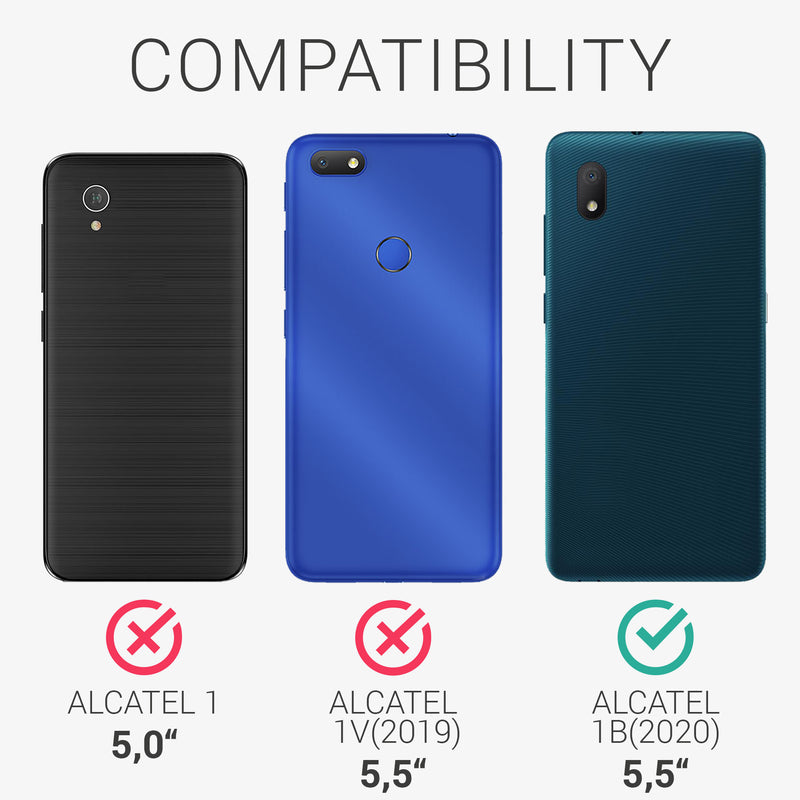 TPU Case for Alcatel 1B (2020) in Caribbean Blue