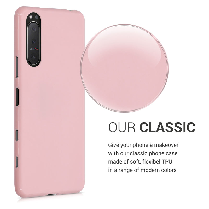 kwmobile Phone Case for Sony Xperia 5 II - Wireless Charging - Protective Cover