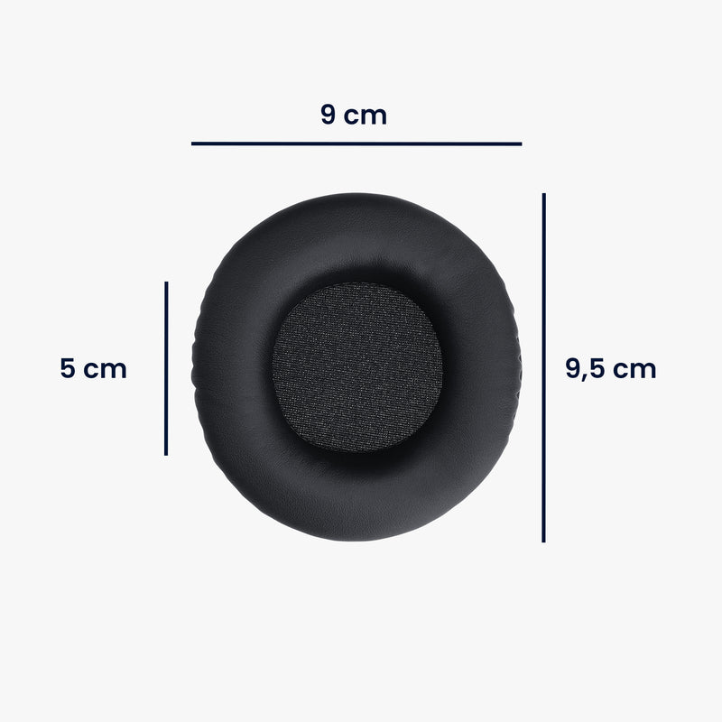 kwmobile Ear Pads for Pioneer HDJ 2000/1000/1500 Ear Cushions Replacement Headphone Parts Over-Ear Headphones