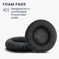 kwmobile Ear Pads for Sennheiser PX200 / PX100 Ear Cushion Replacement Parts Headphone Replacement Pads for Over Ear Headphones