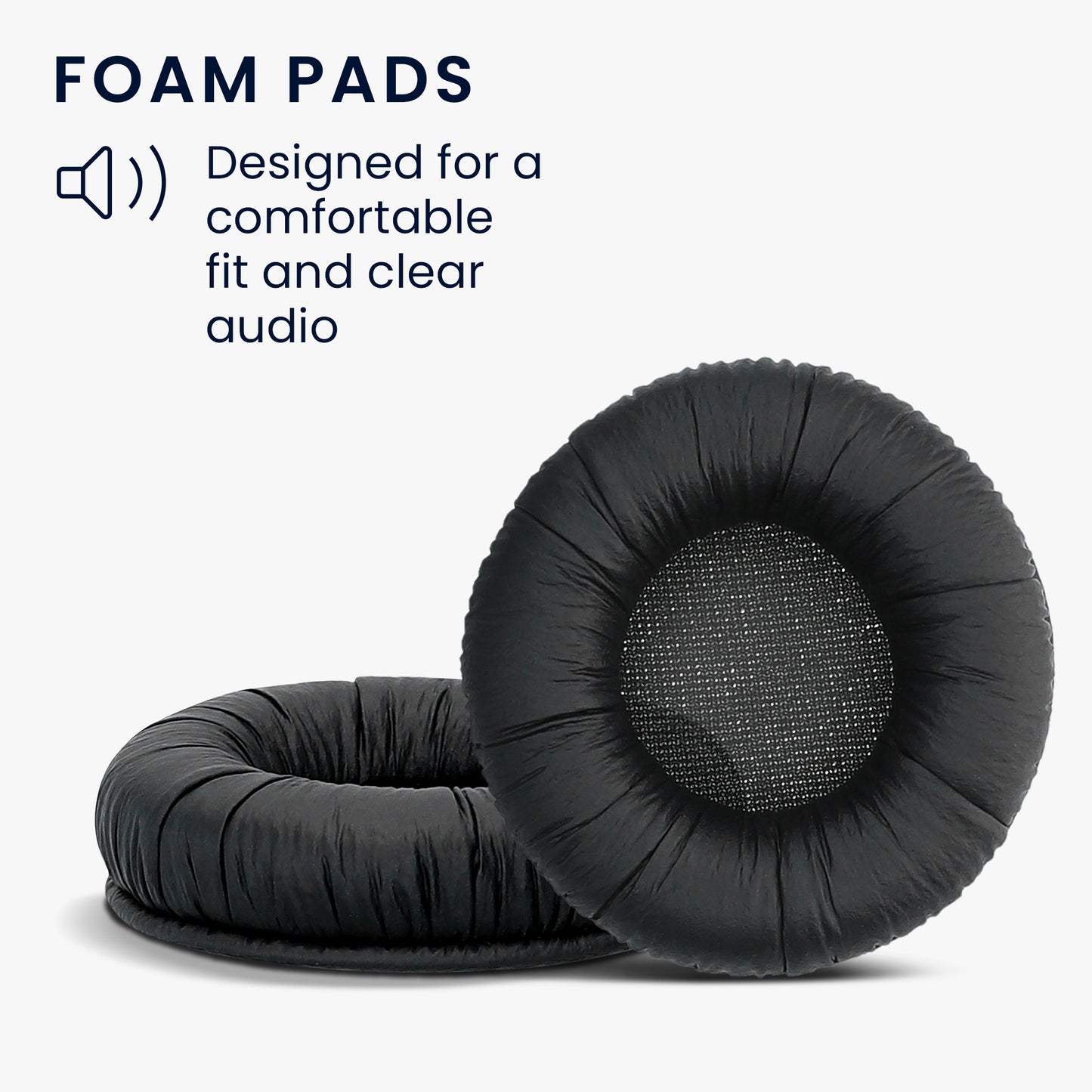 kwmobile Ear Pads for Sennheiser PX200 / PX100 Ear Cushion Replacement Parts Headphone Replacement Pads for Over Ear Headphones