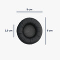 kwmobile Ear Pads for Sennheiser PX200 / PX100 Ear Cushion Replacement Parts Headphone Replacement Pads for Over Ear Headphones