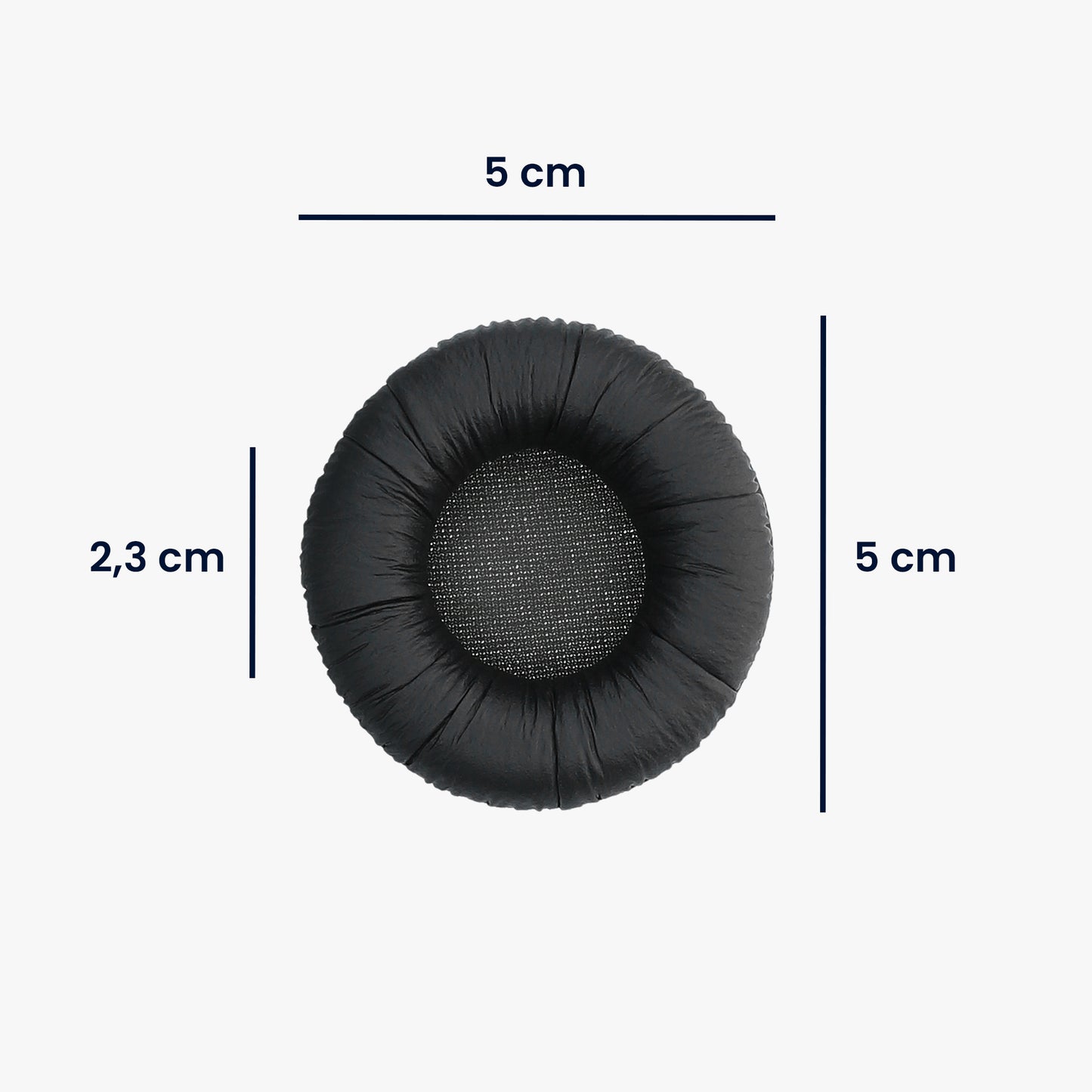 kwmobile Ear Pads for Sennheiser PX200 / PX100 Ear Cushion Replacement Parts Headphone Replacement Pads for Over Ear Headphones