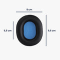 kwmobile Ear Pads for Sennheiser HD8 / HD8 DJ / HD6 MIX Earpads Replacement Ear Pads Headphone Spare Parts Headphone Replacement Pads for Over Ear Headphones