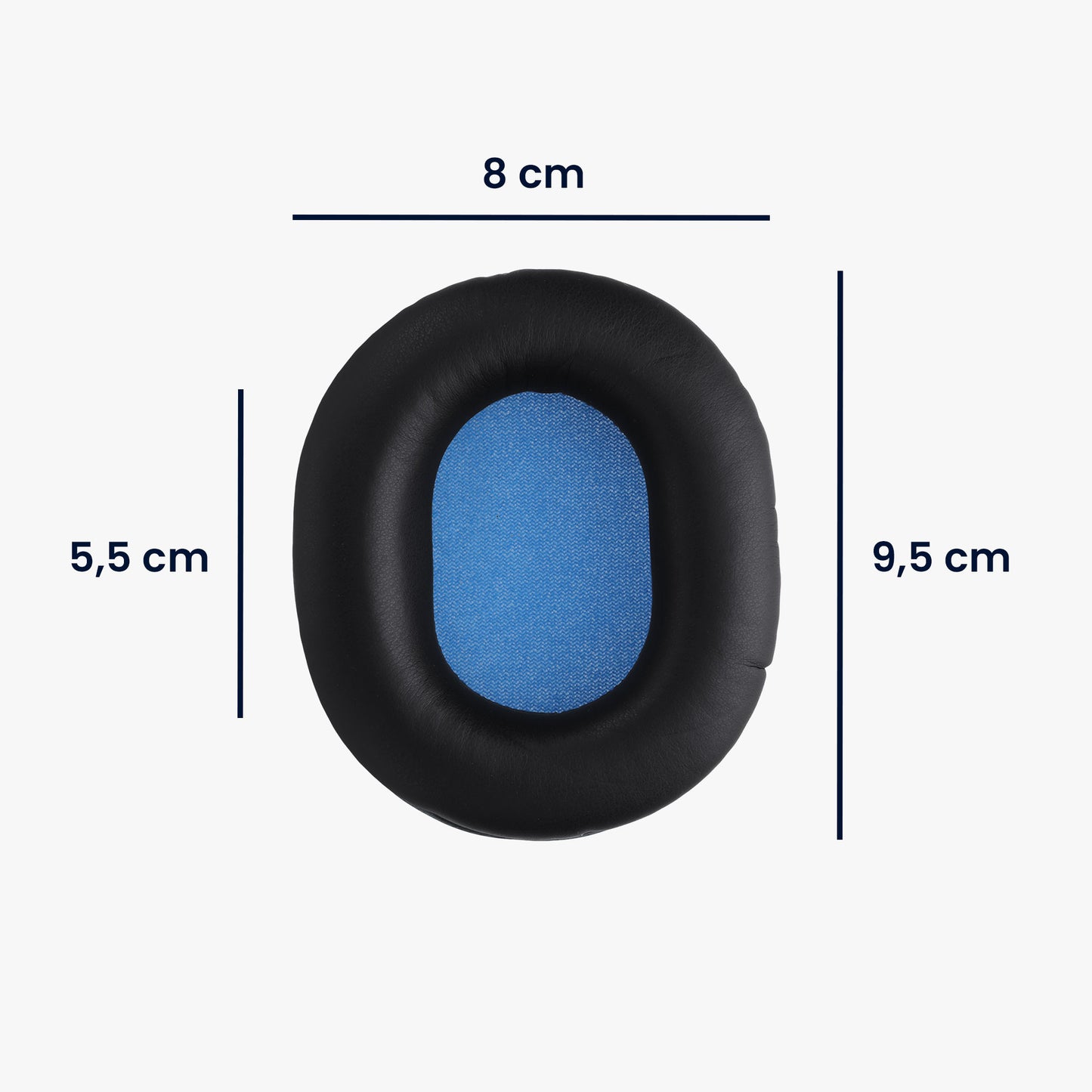 kwmobile Ear Pads for Sennheiser HD8 / HD8 DJ / HD6 MIX Earpads Replacement Ear Pads Headphone Spare Parts Headphone Replacement Pads for Over Ear Headphones