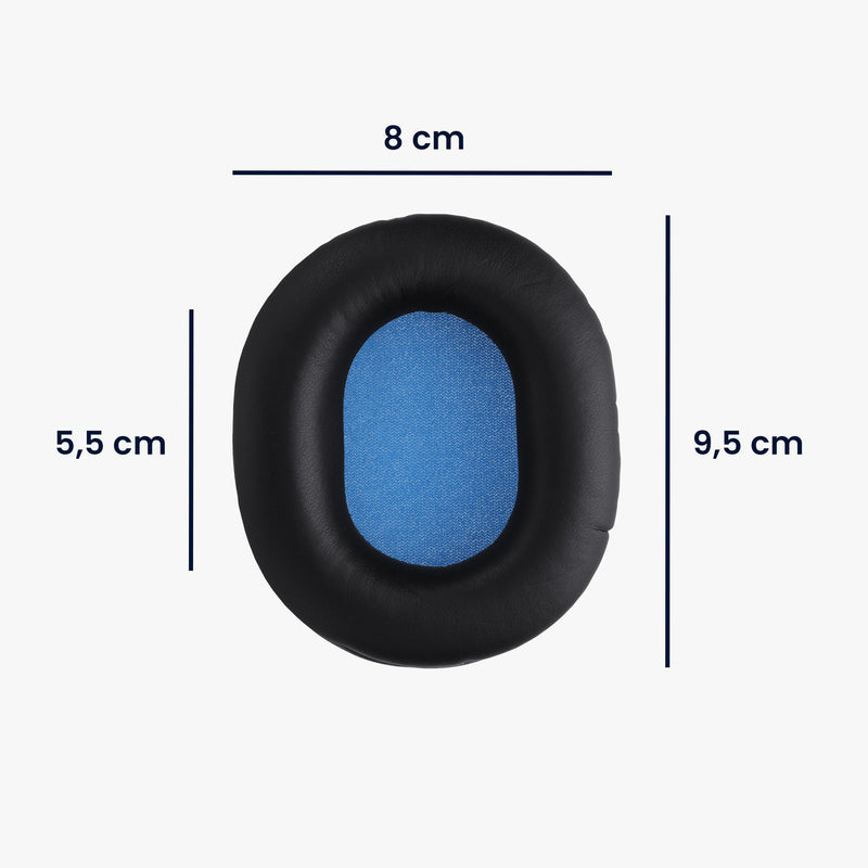 kwmobile Ear Pads for Sennheiser HD8 / HD8 DJ / HD6 MIX Earpads Replacement Ear Pads Headphone Spare Parts Headphone Replacement Pads for Over Ear Headphones
