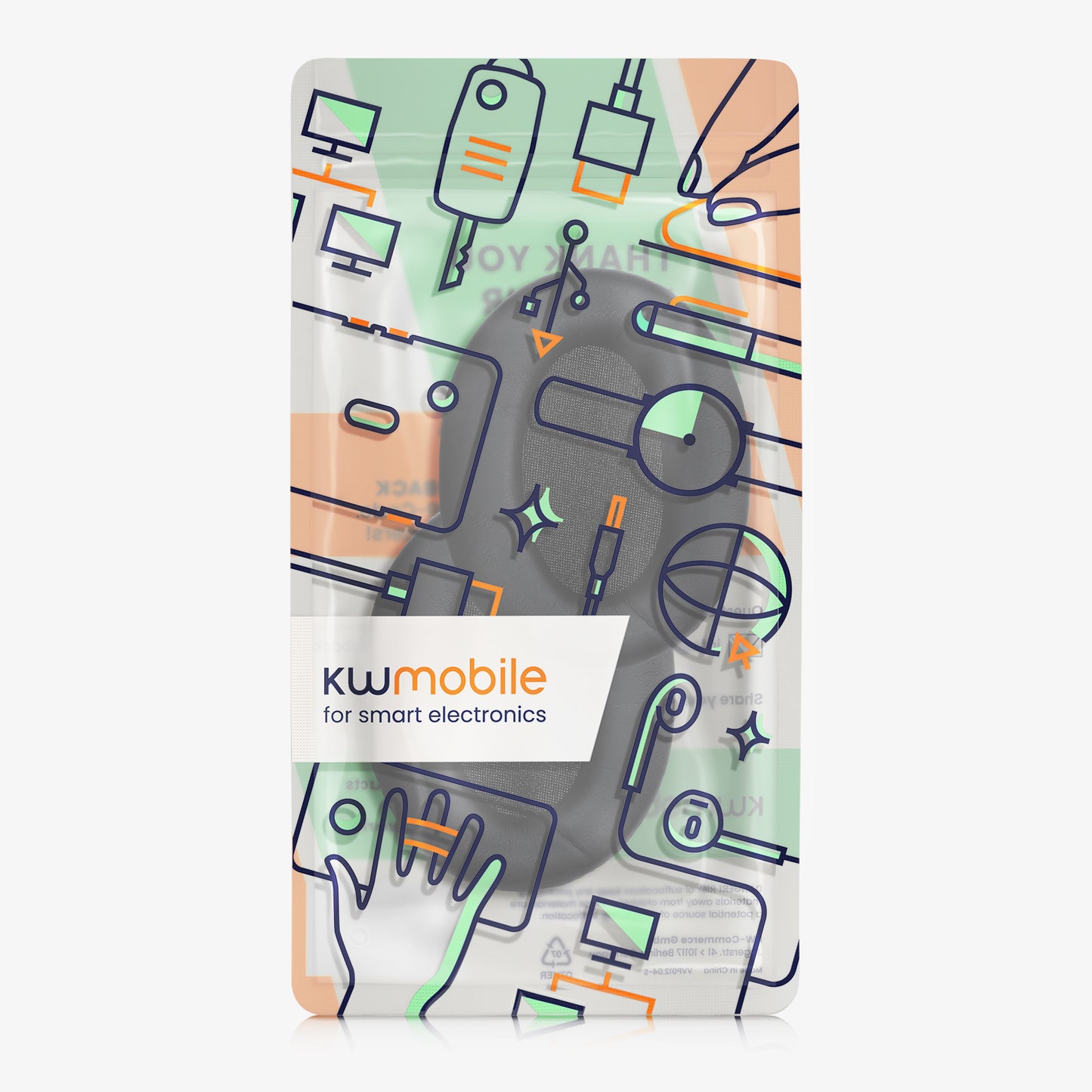 kwmobile Ear Pads for Sony WH-1000XM3 Replacement Ear Cushions Headphone Replacement Parts Headphone Replacement Earpads Over Ear Headphones