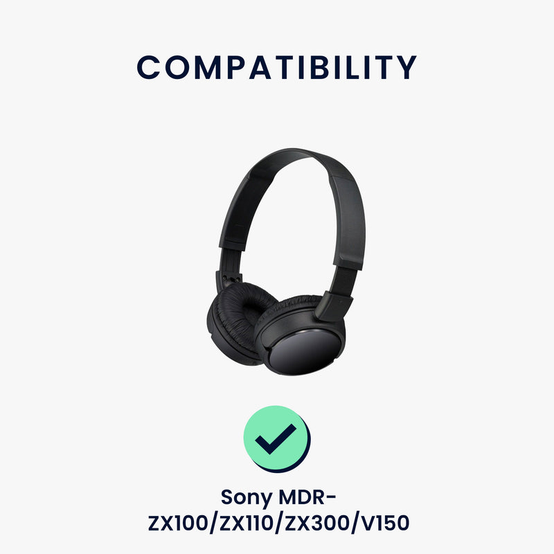 kwmobile Ear Pads for Sony MDR-ZX100/ZX110/ZX300/V150 Earpads Replacement Ear Pads Headphone Spare Parts Headphone Replacement Pads Over Ear Headphones