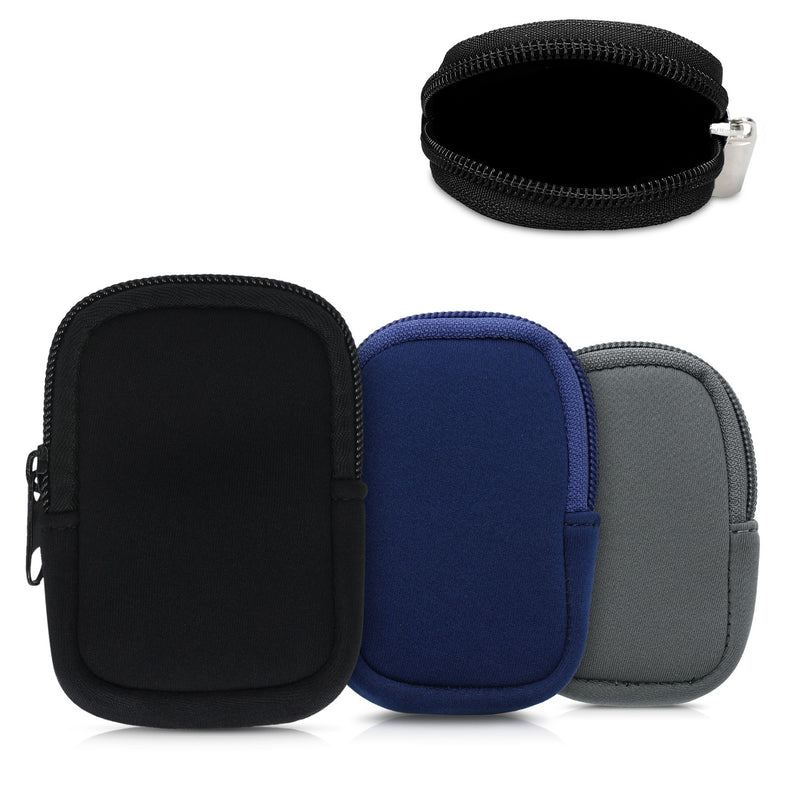 kwmobile Tasche kompatibel mit Garmin Edge 530 / 830 - Fahrrad GPS Neopren Hülle - Schutzcover Navi in Schwarz Schwarz  