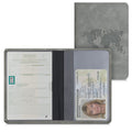 kwmobile Car Registration Holder with Card Slots Faux Leather Case Pouch for Vehicle Registration Document