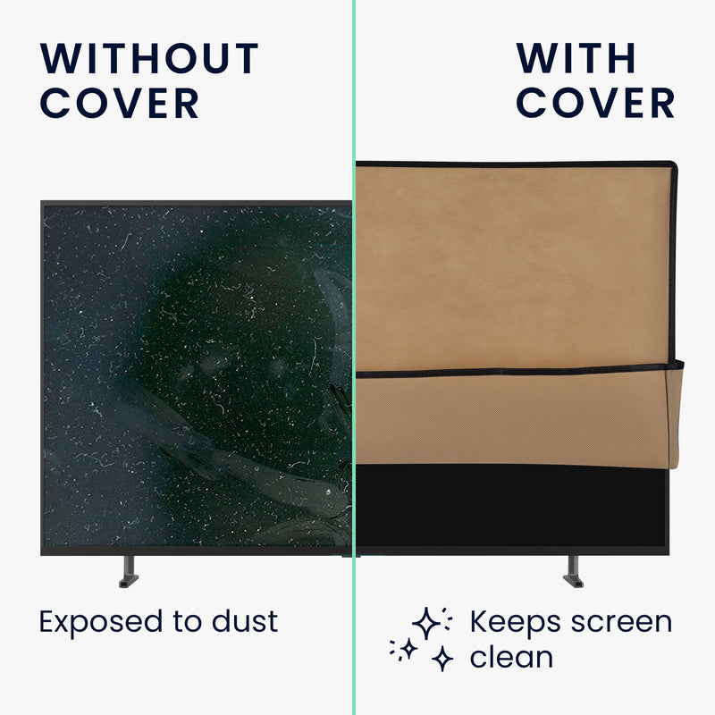 kwmobile 32" TV Cover Indoor Television Cover Screen Protector Cover TV Screen Dust Cover TV Cover