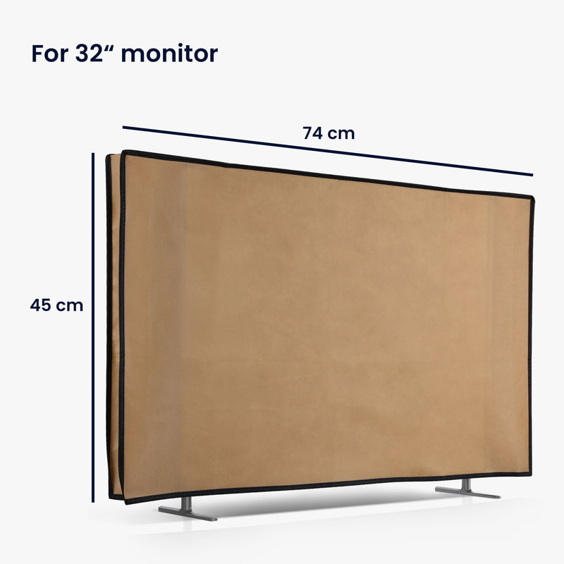 kwmobile 32" TV Cover Indoor Television Cover Screen Protector Cover TV Screen Dust Cover TV Cover