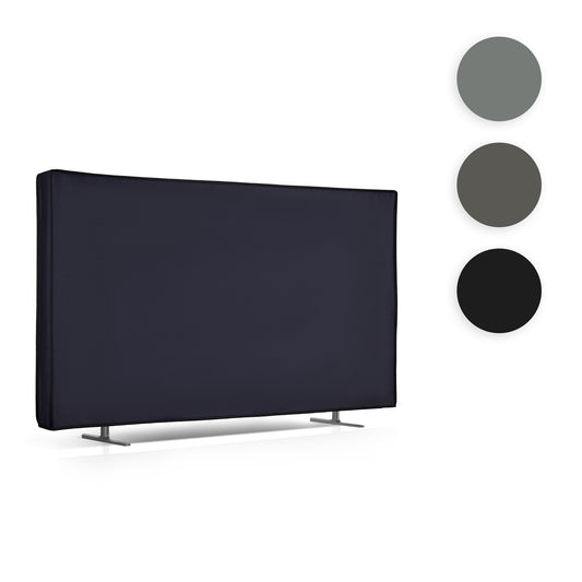 kwmobile 40" TV Abdeckung Indoor - Fernseher Hülle Bildschirmschutz Abdeckung - TV Bildschirm Staubschutzhülle - Fernsehabdeckung - Dunkelblau Dunkelblau  