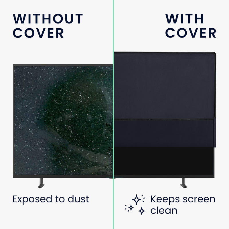kwmobile 40" TV Cover Indoor Television Sleeve Screen Protector Cover TV Screen Dust Cover TV Cover