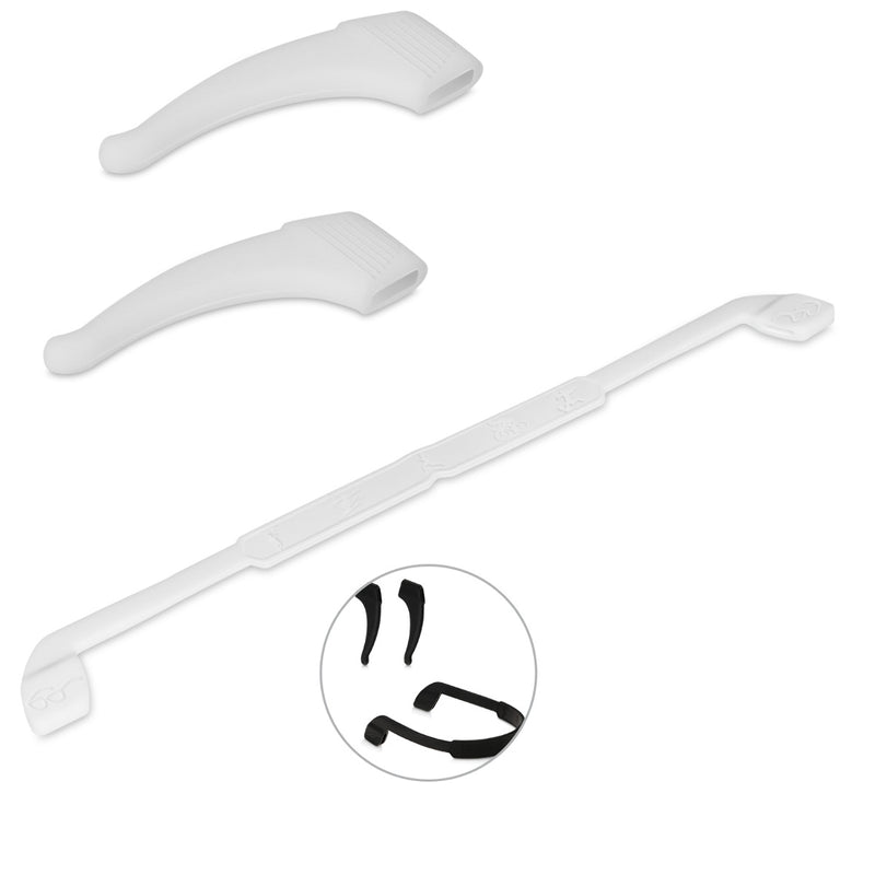 kwmobile Non-Slip Holders and Eyeglass Strap for Temple Tips Set