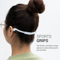 kwmobile Non-Slip Holders and Eyeglass Strap for Temple Tips Set