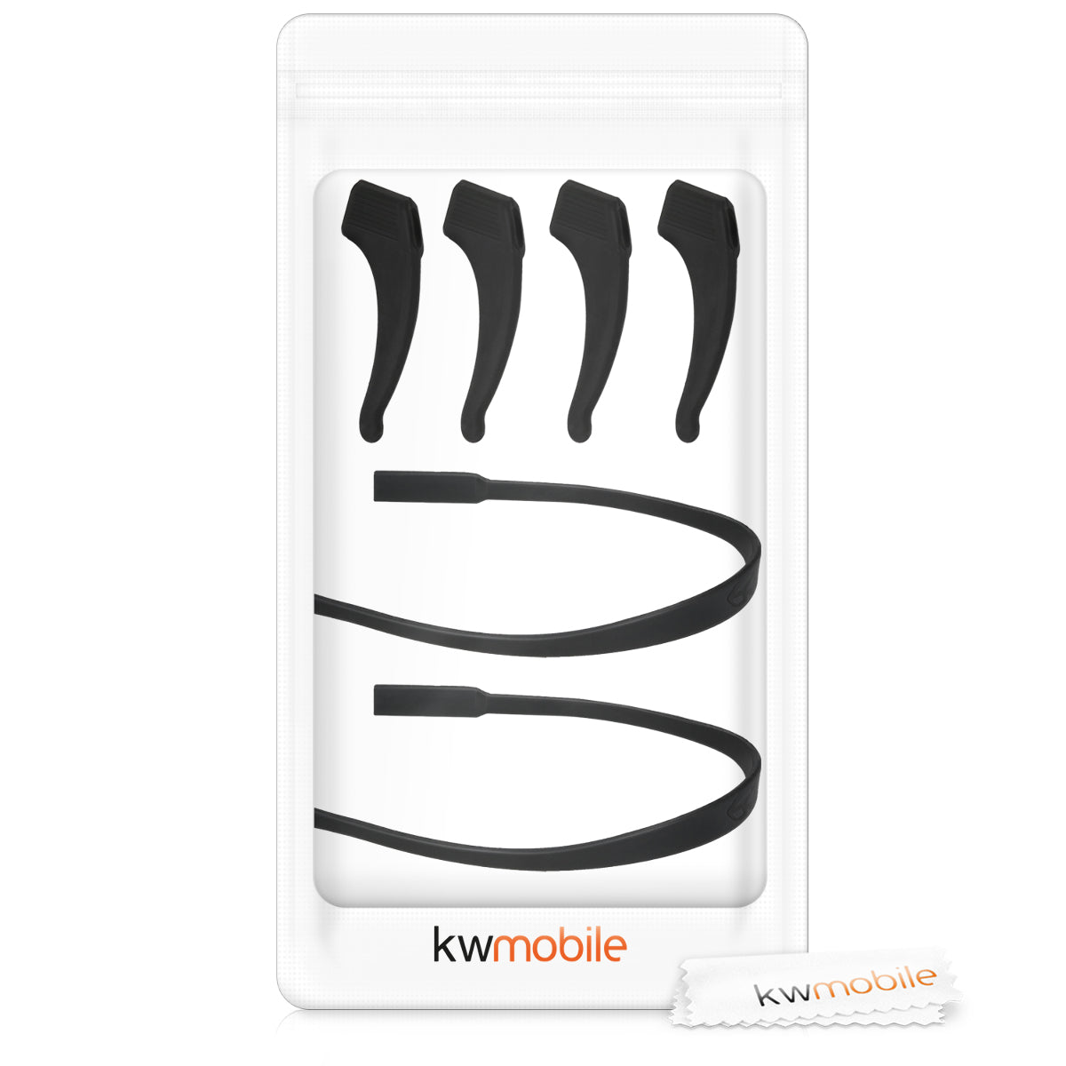 kwmobile Non-slip Holder and Glasses Strap for Glasses Temples Set