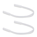 kwmobile Anti-Slip Glasses Strap Set for Temple Tips - 2x Sports Band for Glasses - Length: 17 cm