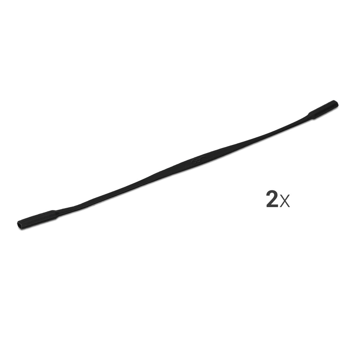 kwmobile Anti-Slip Glasses Strap Set for Temple Tips - 2x Sports Band for Glasses - Length: 17 cm