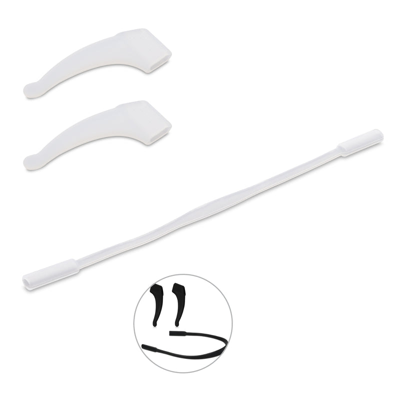 kwmobile Non-Slip Holders and Eyeglass Strap for Temple Tips Set