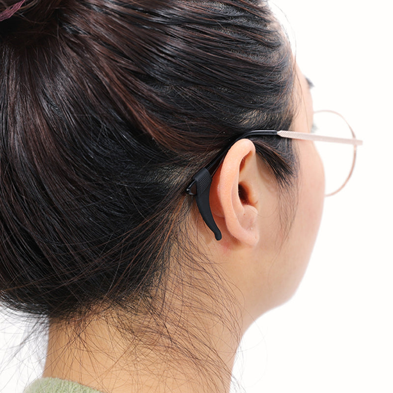 kwmobile Non-Slip Holders and Eyeglass Strap for Temple Tips Set