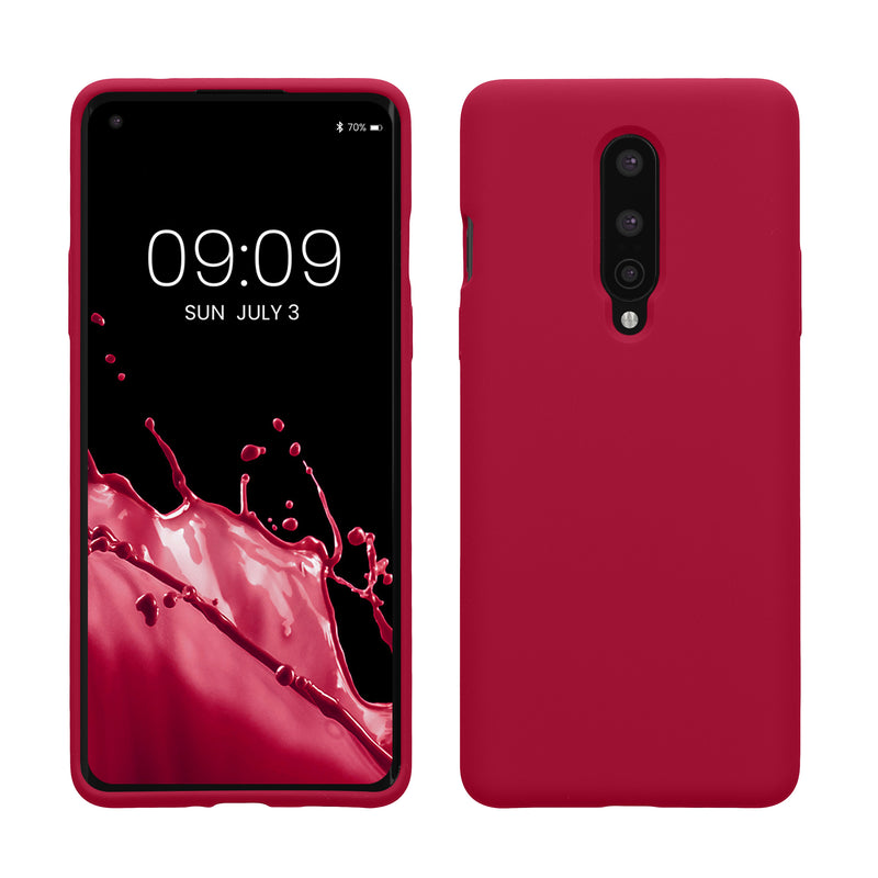 kwmobile Phone Case for OnePlus 8 (2020) Cover - Silicone Case - Wireless Charging - Protective Cover