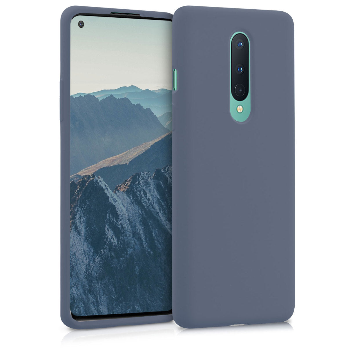 kwmobile Phone Case for OnePlus 8 (2020) Cover - Silicone Case - Wireless Charging - Protective Cover