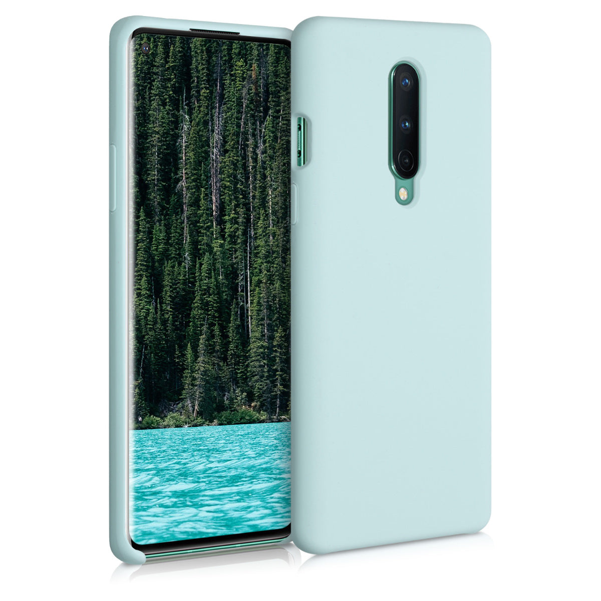 kwmobile Phone Case for OnePlus 8 (2020) Cover - Silicone Case - Wireless Charging - Protective Cover