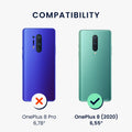 kwmobile Phone Case for OnePlus 8 (2020) Cover - Silicone Case - Wireless Charging - Protective Cover