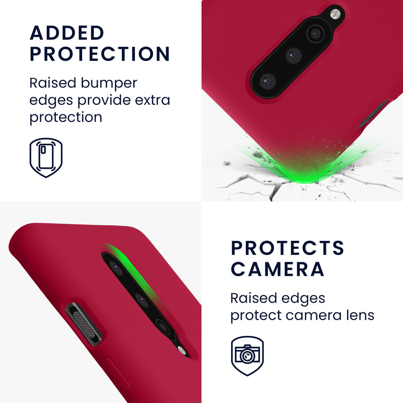 kwmobile Phone Case for OnePlus 8 (2020) Cover - Silicone Case - Wireless Charging - Protective Cover