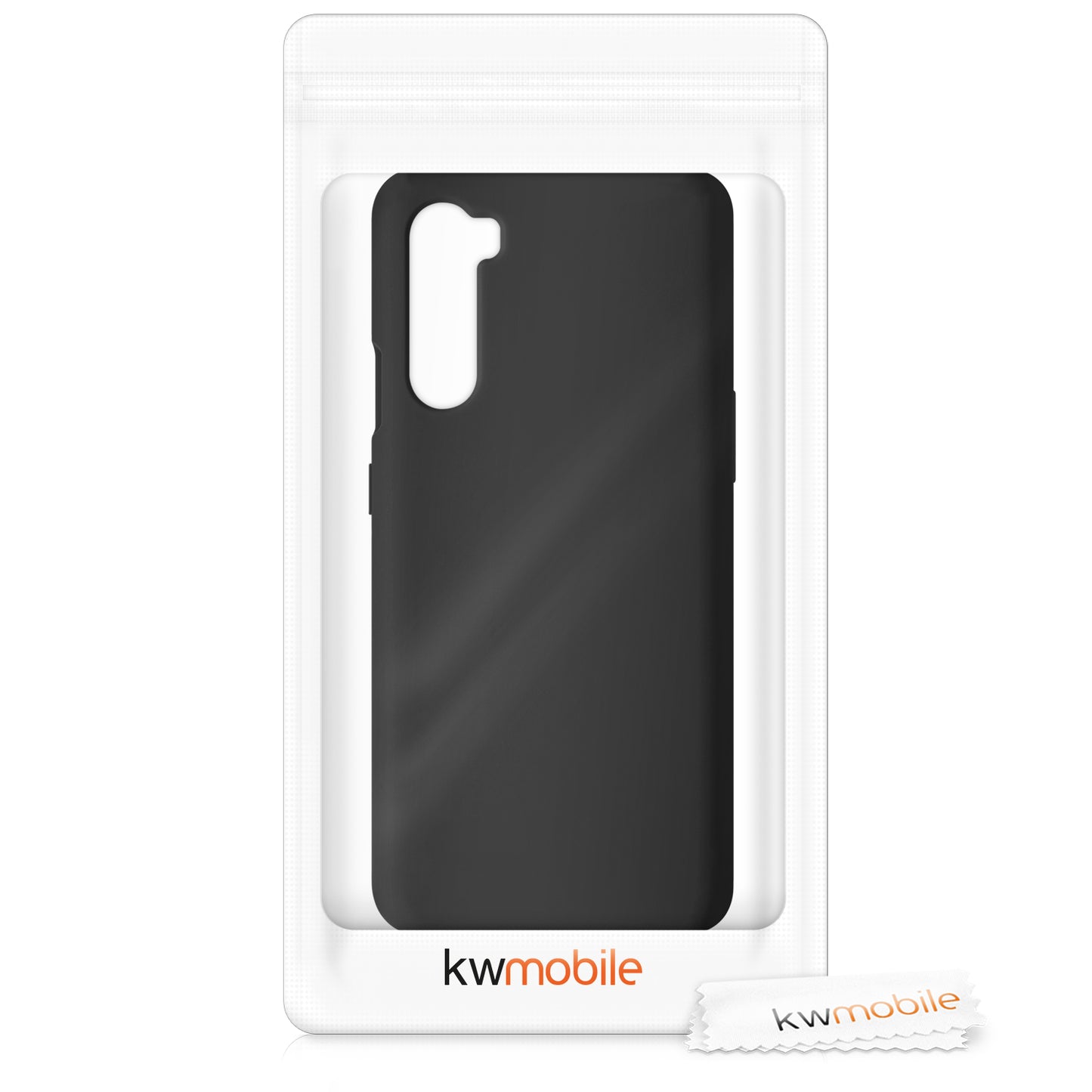 kwmobile Phone Case for OnePlus Nord Cover Case Silicone Wireless Charging Protective Cover