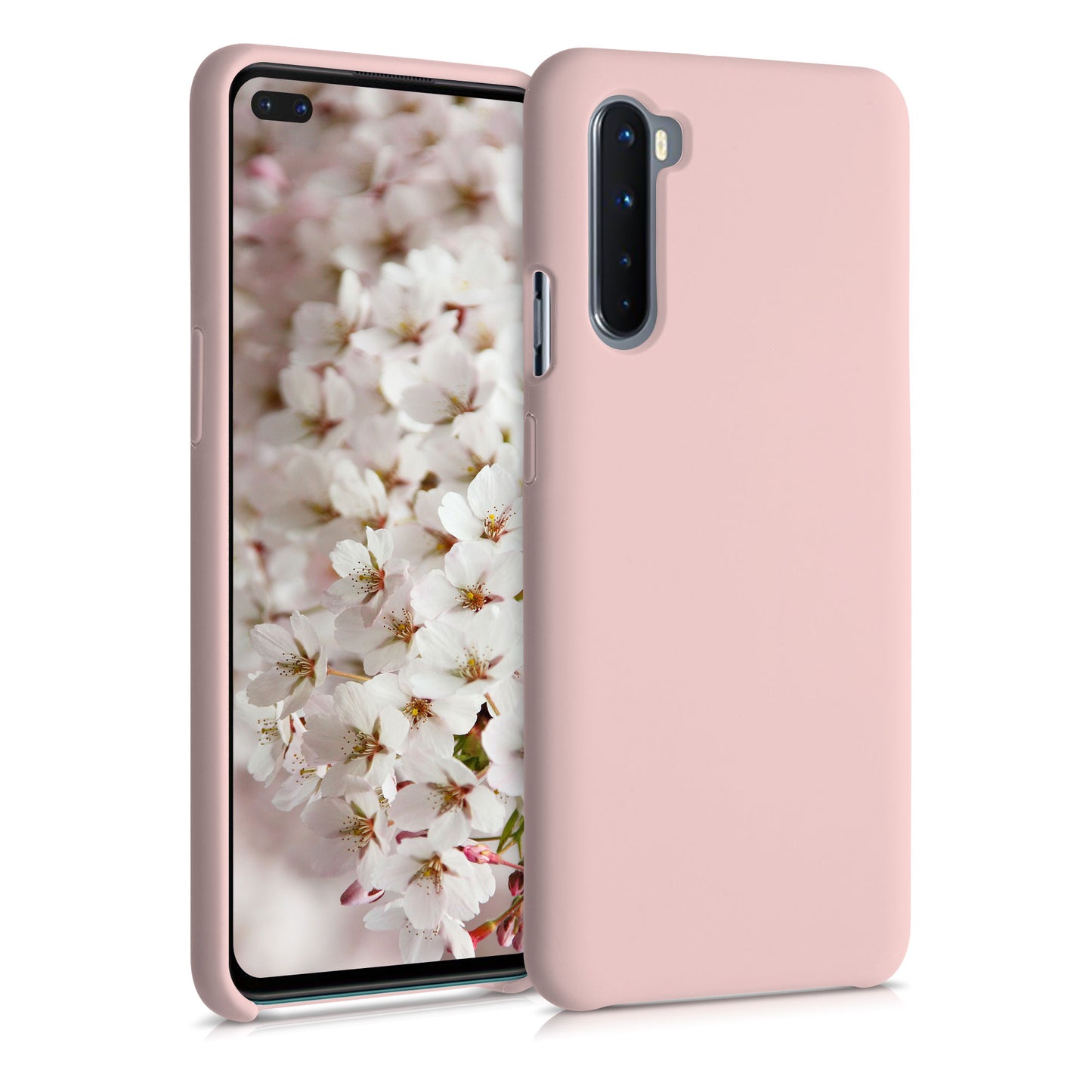 kwmobile Phone Case for OnePlus Nord Cover Case Silicone Wireless Charging Protective Cover