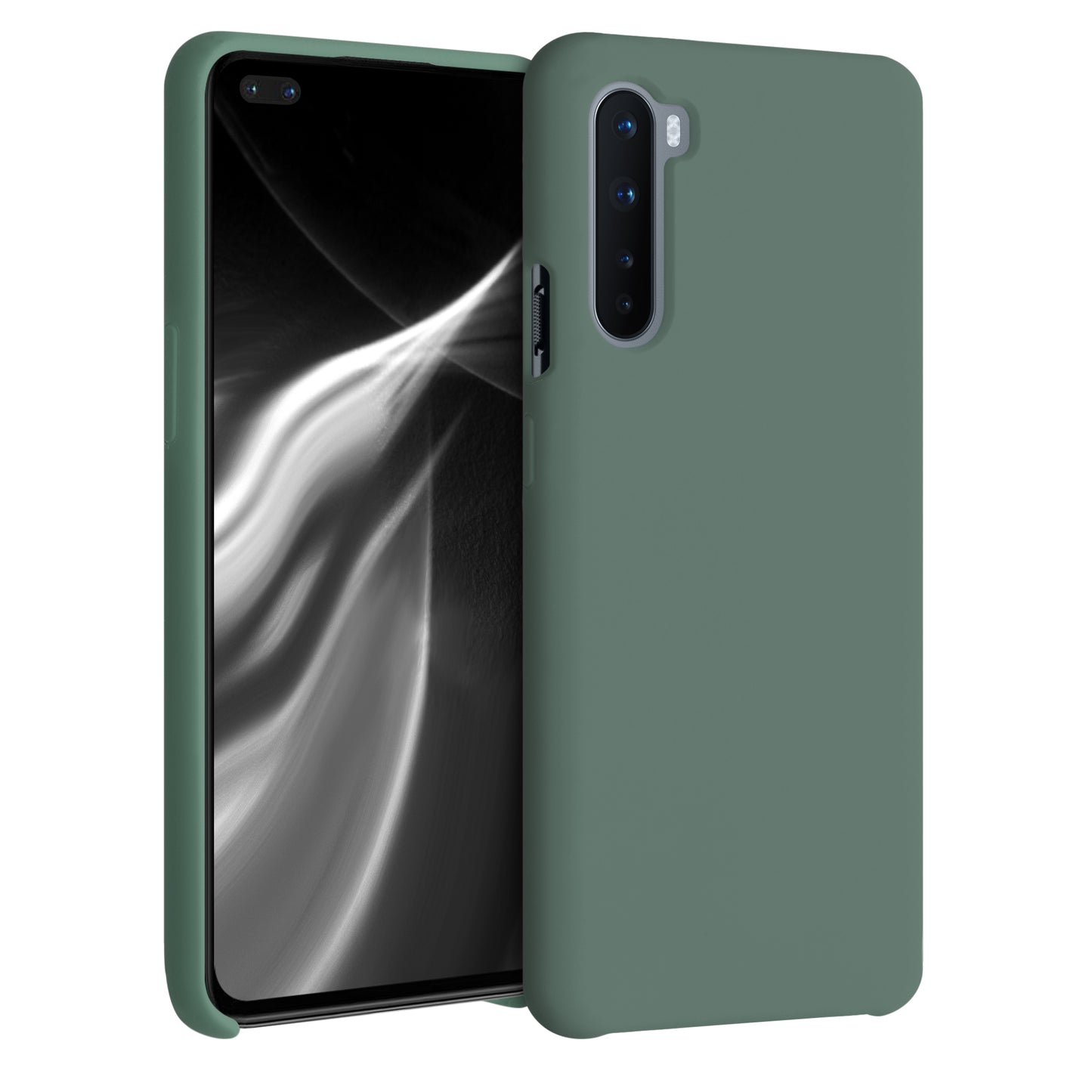 kwmobile Phone Case for OnePlus Nord Cover Case Silicone Wireless Charging Protective Cover