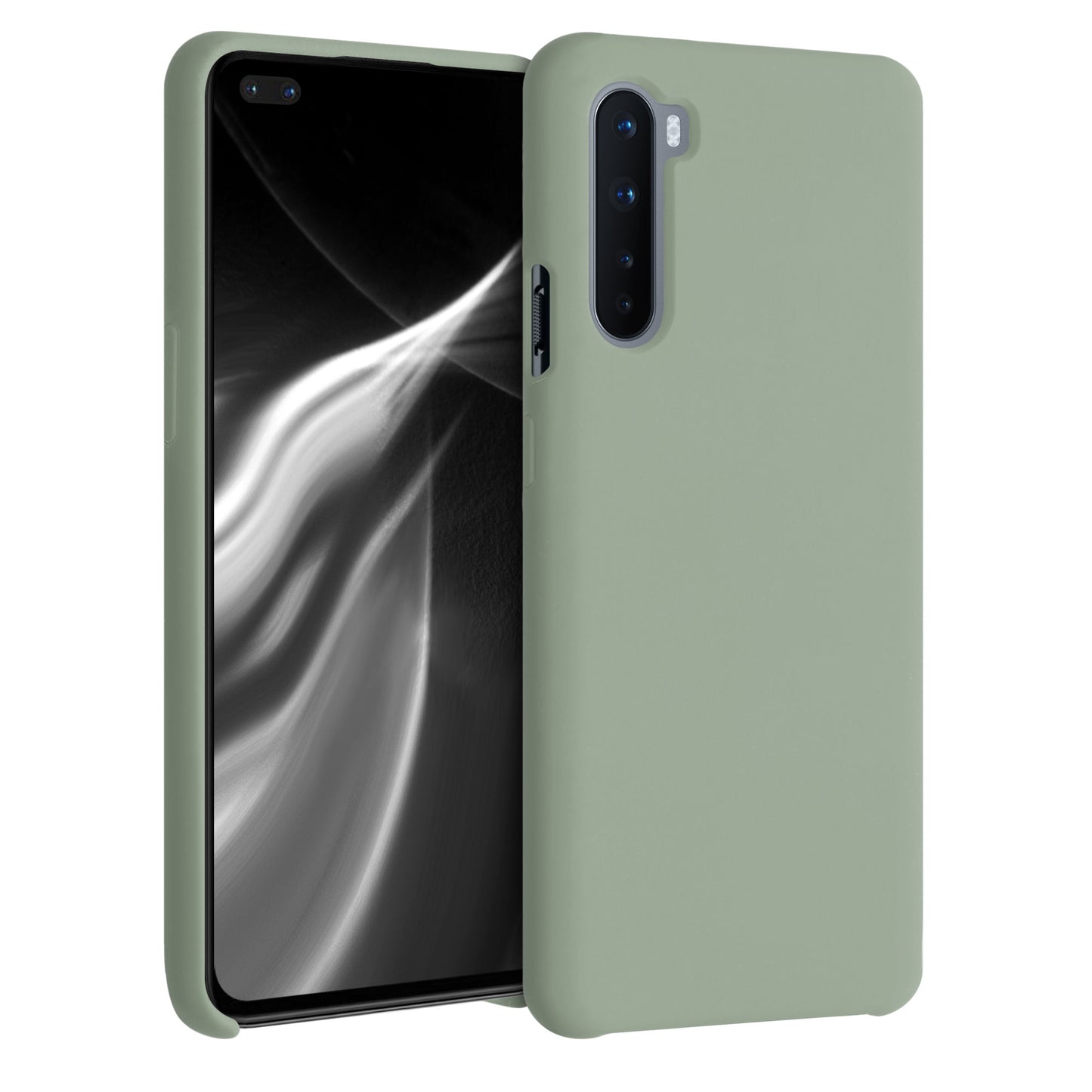 kwmobile Phone Case for OnePlus Nord Cover Case Silicone Wireless Charging Protective Cover