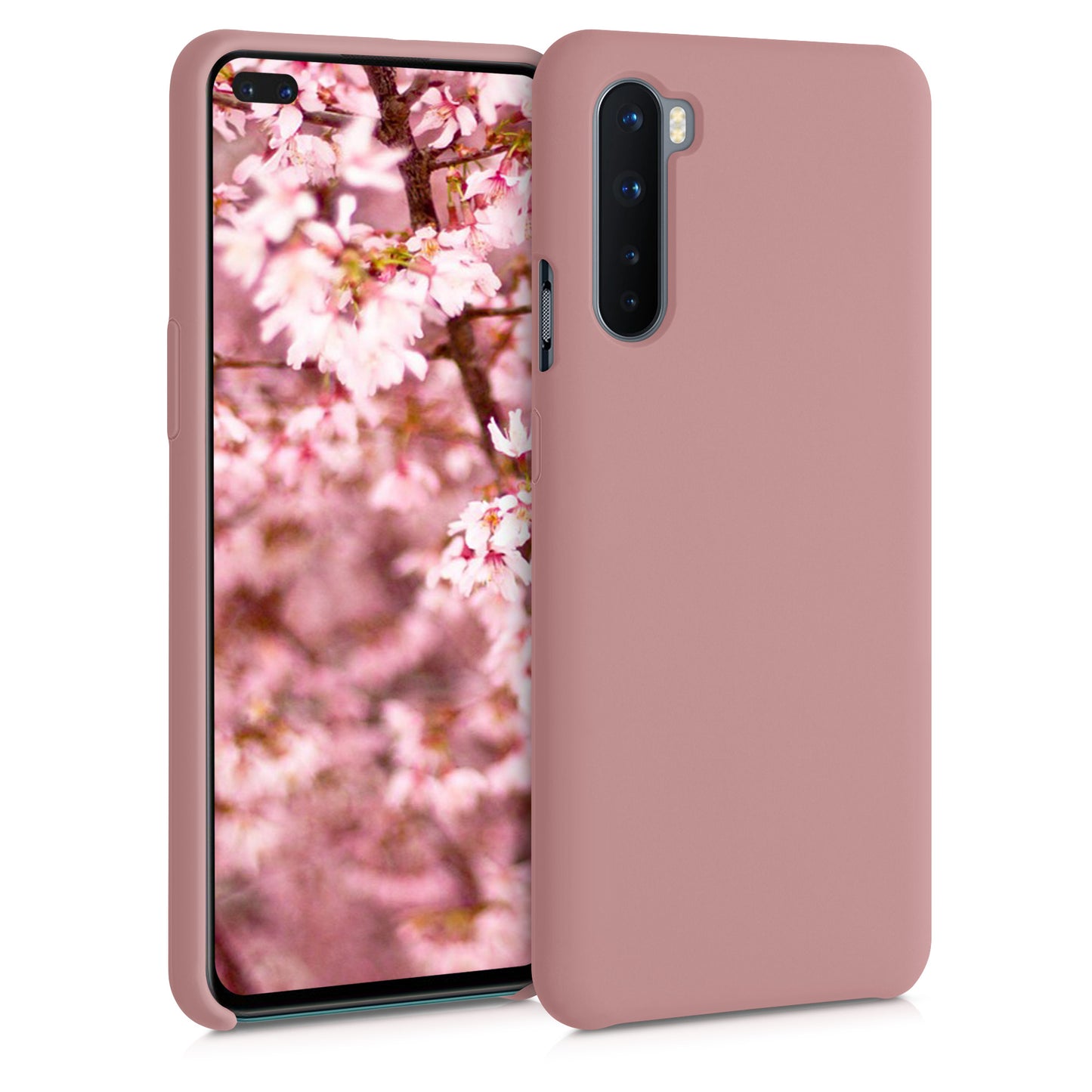kwmobile Phone Case for OnePlus Nord Cover Case Silicone Wireless Charging Protective Cover
