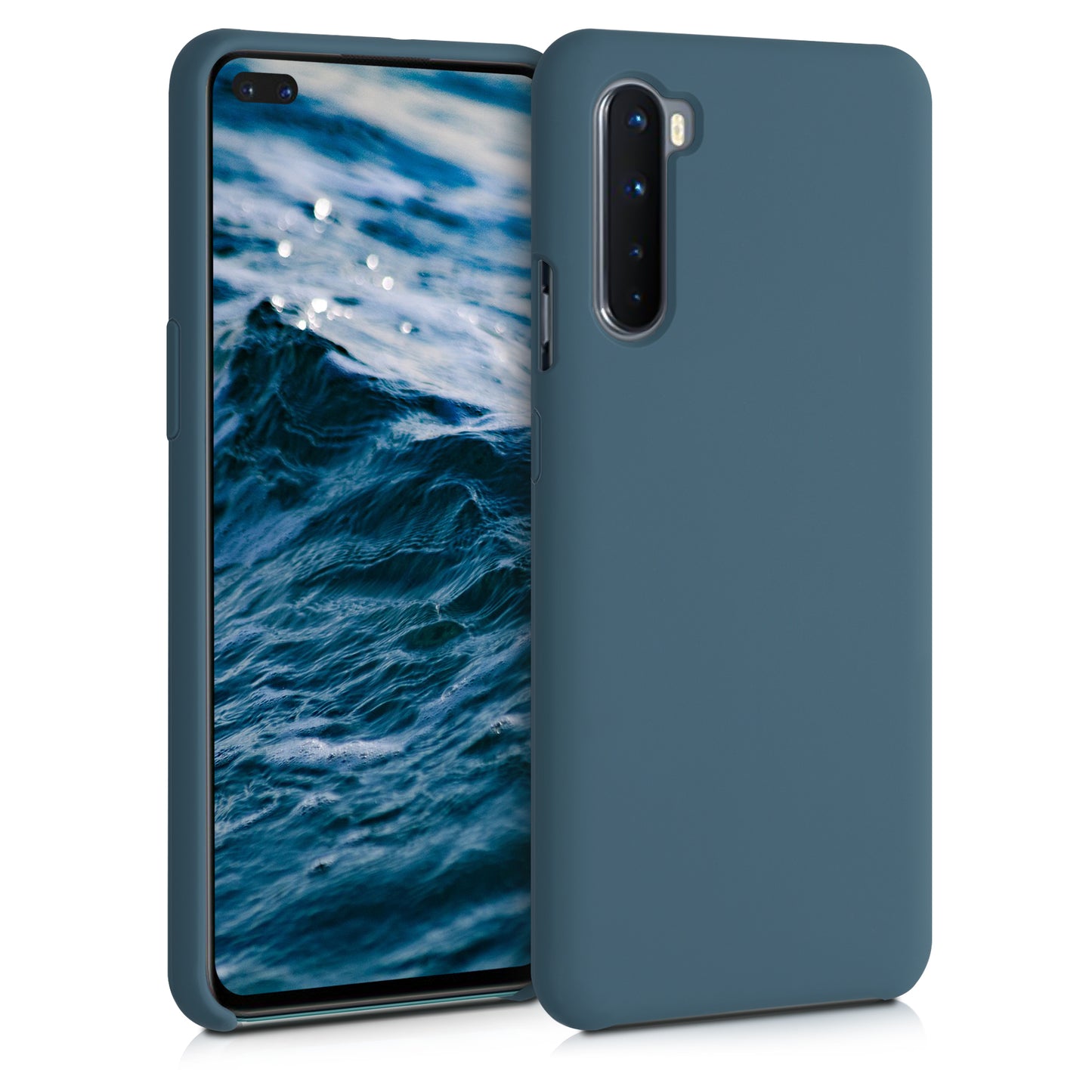 kwmobile Phone Case for OnePlus Nord Cover Case Silicone Wireless Charging Protective Cover