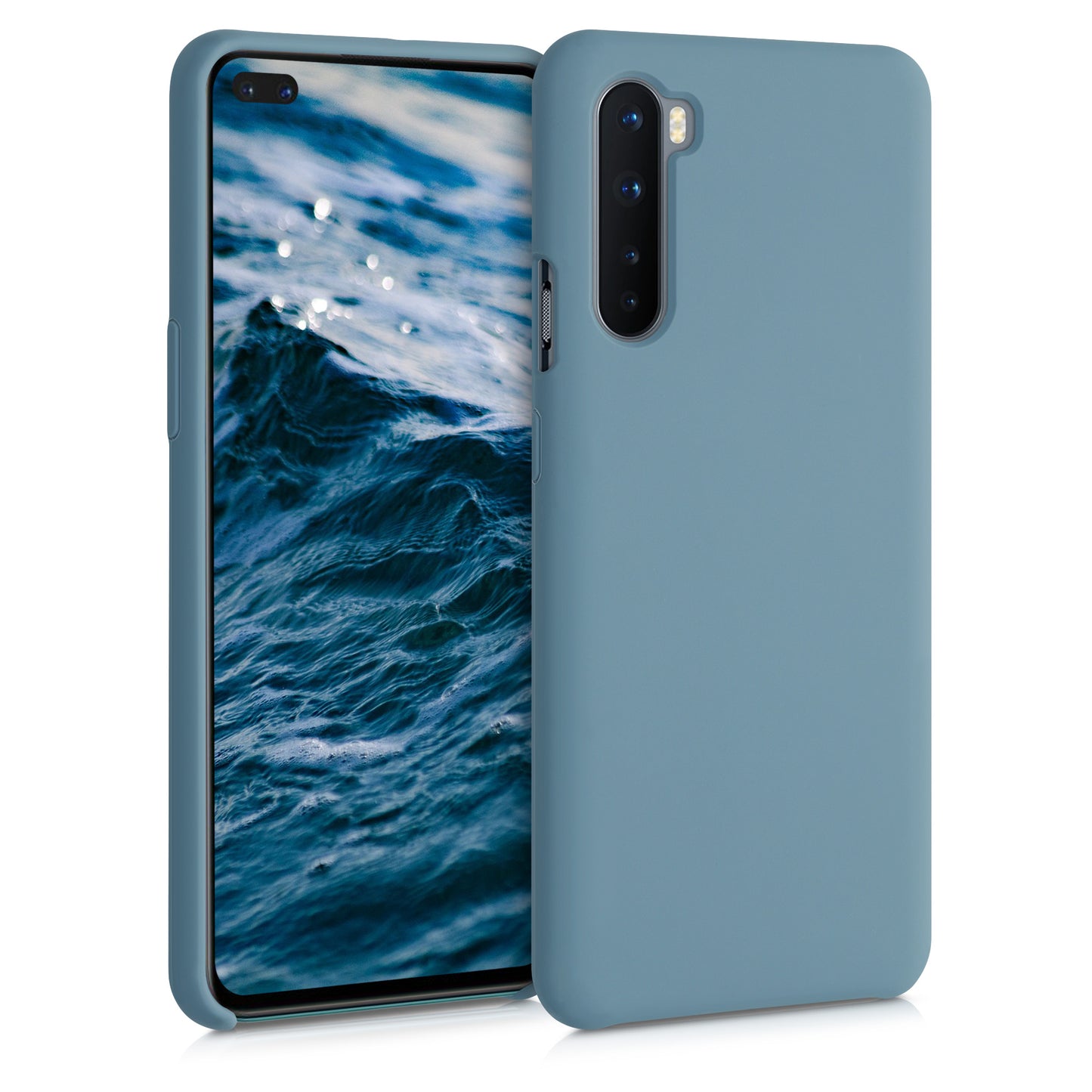 kwmobile Phone Case for OnePlus Nord Cover Case Silicone Wireless Charging Protective Cover