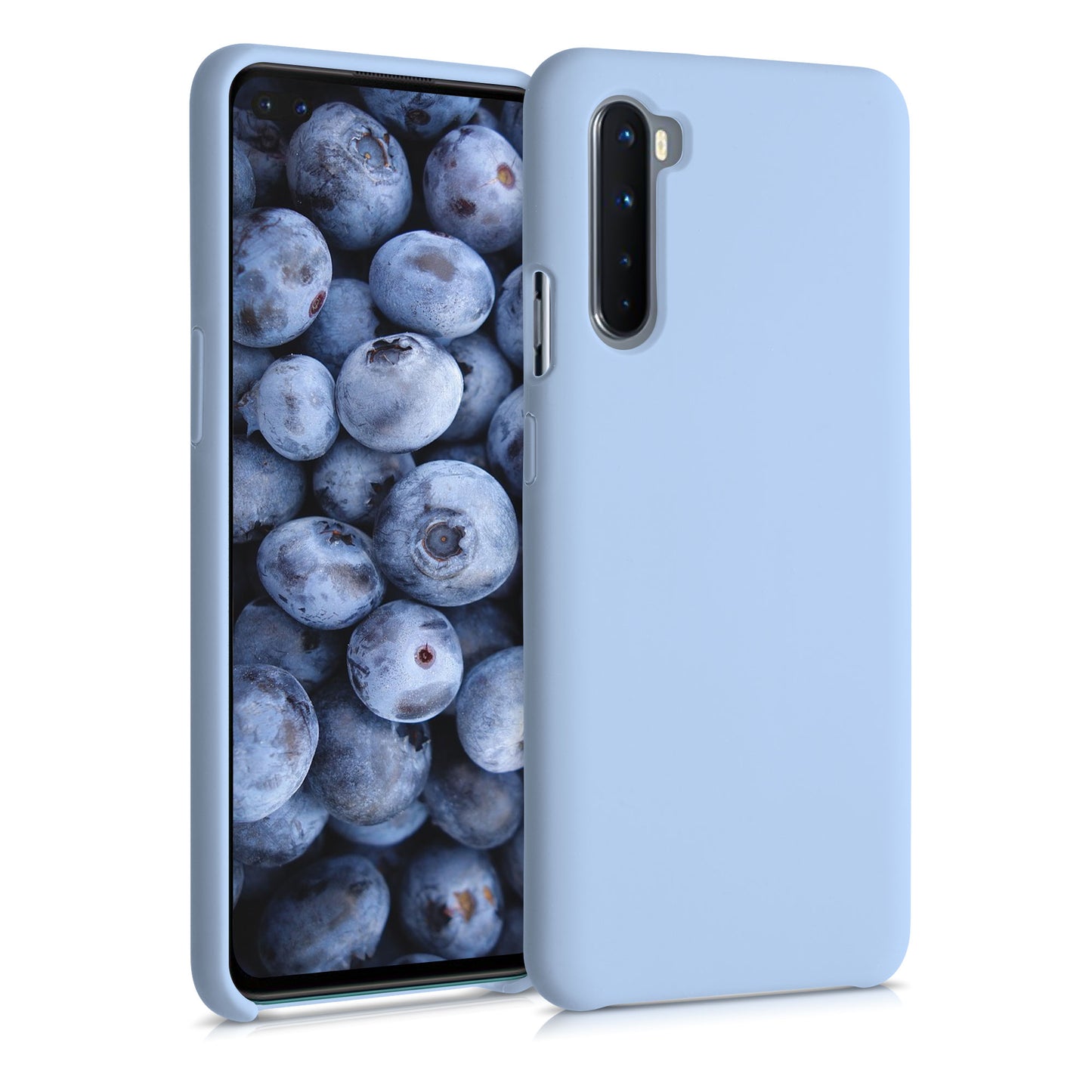 kwmobile Phone Case for OnePlus Nord Cover Case Silicone Wireless Charging Protective Cover