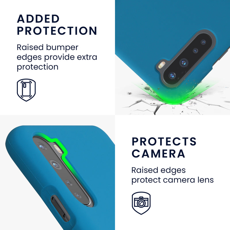 kwmobile Phone Case for OnePlus Nord Cover Case Silicone Wireless Charging Protective Cover