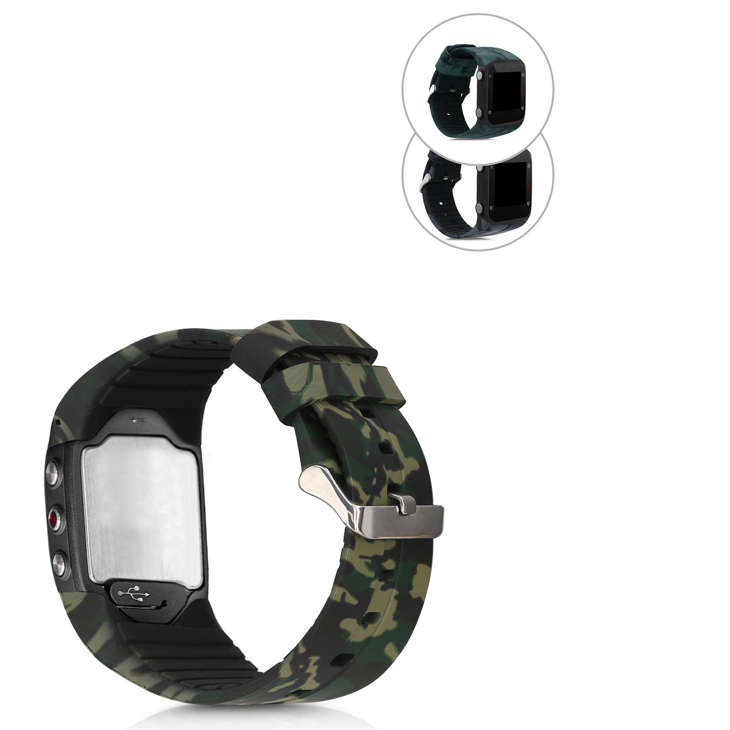 kwmobile Band Compatible with Polar M400 / M430 Fitness Tracker Sport Strap Made of TPU and Silicone