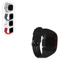 kwmobile Silikon Uhrenarmband für Polar M400 / M430 Armband - Ersatzarmband für Fitnesstracker - Wechselarmband Smartwatch - Schwarz matt Schwarz matt  