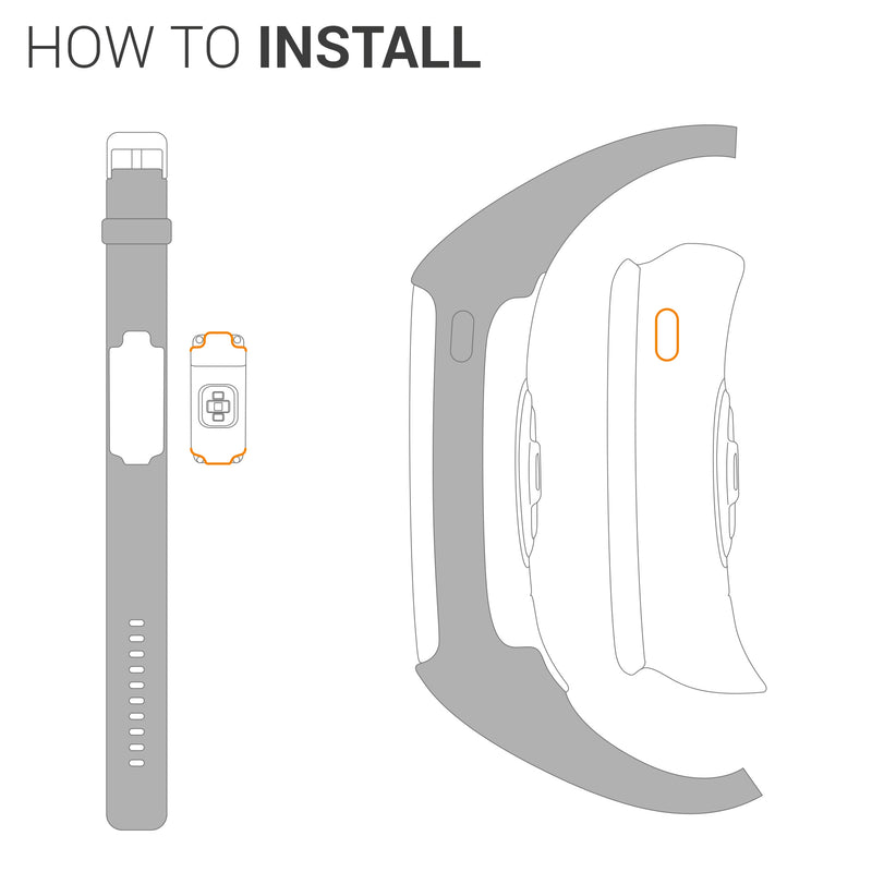 kwmobile Silicone Watch Strap for Polar M400 / M430 Wristband Replacement Strap for Fitness Tracker Smartwatch