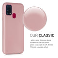 kwmobile Phone Case for Samsung Galaxy M31 Case Silicone Protective Cover