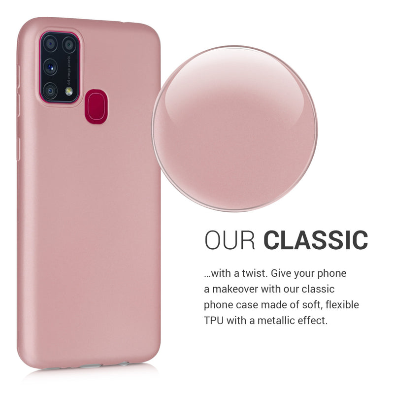 kwmobile Phone Case for Samsung Galaxy M31 Case Silicone Protective Cover