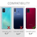 kwmobile Phone Case for Samsung Galaxy M31 Case Silicone Protective Cover