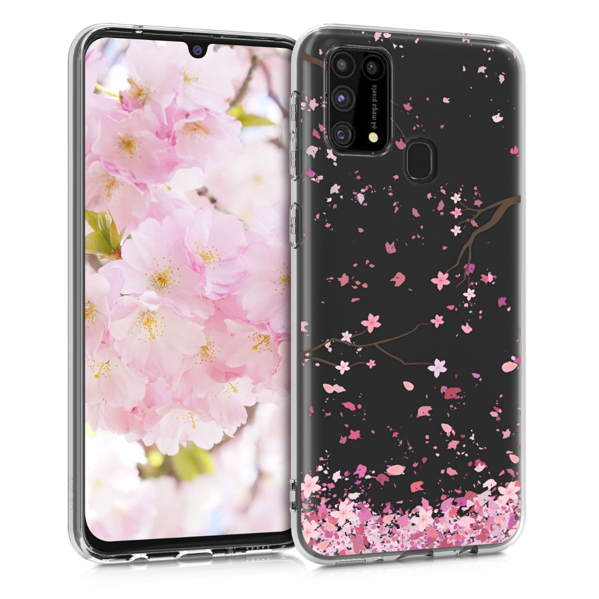 kwmobile Case Compatible with Samsung Galaxy M31 - Silicone transparent