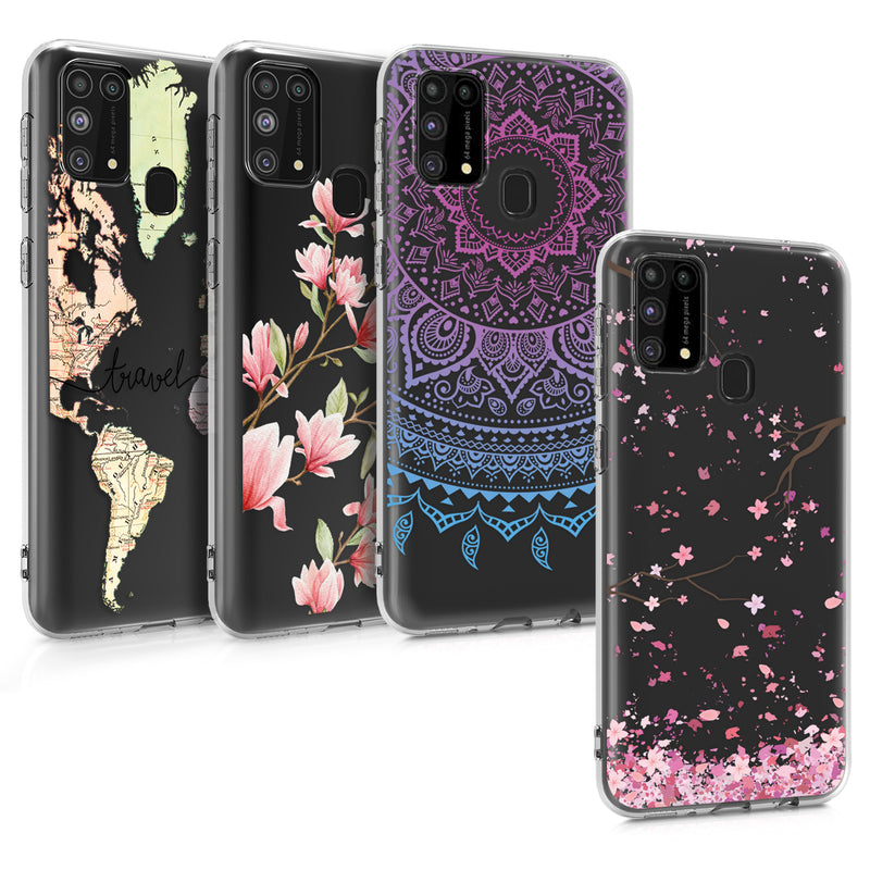 kwmobile Case Compatible with Samsung Galaxy M31 - Silicone transparent